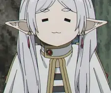 프리렌) 이거 엘프 특유의 표정이 아니고