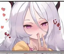 블루아카)손가락 빠는 히나.manwha