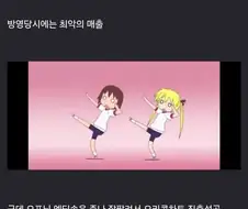 아무도 이해못한 기록을 세운 애니.