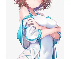 @) 평범한 수영복 입어도 야한 마도카