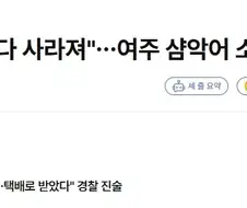 며칠전 하천에서 발견된 악어 소유주 입건.