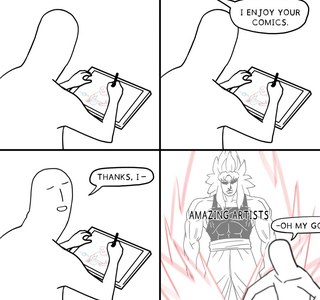 그림, 만화쟁이가 놀랄때