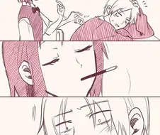 빼빼로로 들이대는 여자애를 혼내주는.Manga