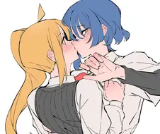 봇치) 레즈 키스