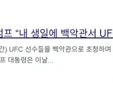 트럼프 "내 생일에 백악관에서 UFC 열 것"