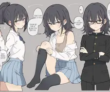 부탁 받아서 여장하는 만화
