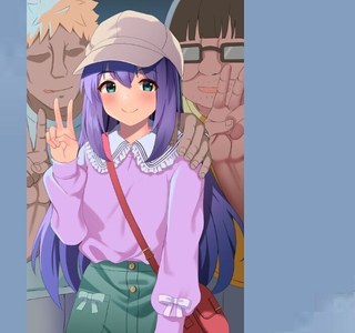 게임 오프라인 모임에 참여하는 만화