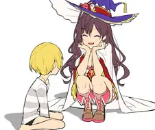 @) 마녀가 버려진 아이를 키우는 만화