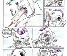 서양인이 그린 드래곤볼 패러디 만화.dragon ball