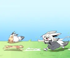버튜버) ㅋㅋ 진정해 피자가 발달려서 도망가는것도 아니고