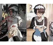 약혐) 흉터가 많은 톰보이 메이드 눈나