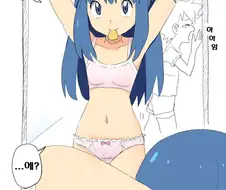 [포켓몬] 편한 복장으로 인사하는 빛나.manhwa