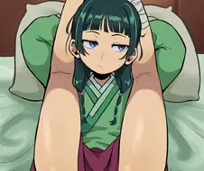 약사의혼잣말) 진시를 도발하는 마오마오.JPG