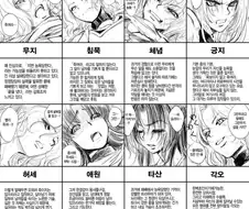 만화에서 패배시 여기사들의 표정.jpg