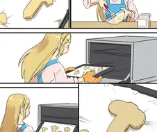 마스터소드 모양 쿠키를 구운 젤다공주.manga
