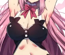 봇치 더 락)바니걸 복장입은 봇치(후방)