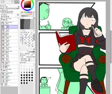 블루아카) 만화 기본색넣기