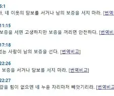 성경에서도 절대 하지 말라는 일