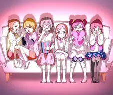 프리큐어)영화 보는 프리큐어들.manga