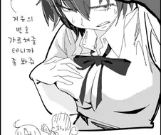 시크한 단발머리 여캐