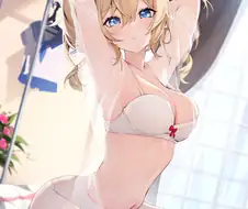 순결한 하얀 스타킹녀