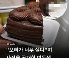 오빠가 너무 싫다는 여동생
