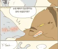 ㅇㅎ)수컷 해마 임신시키는.manhwa