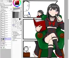 블루아카) 마시로 만화 채색 끝...
