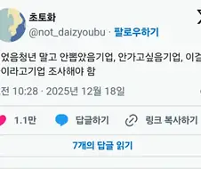 쉬었음 청년 대신 조사해야하는 것