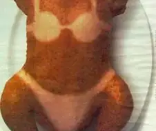 통닭 비키니 태닝짤이나 보라구