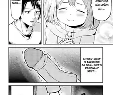 후방아님) 추워서 떨고 있는 여자 만화