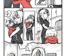 블루아카)상상력 풍부한 아이의 모습.manga