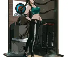 멋진 몸매에 멋진 운동복