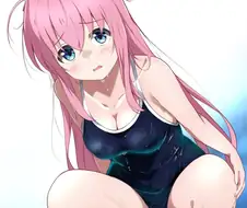 봇치더록) 은근히 야한 수영복 봇치