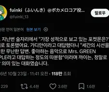 가장 성적인 눈으로 보고있는 푸키먼은?