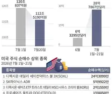 코스피 변동성에 지친 개미들… 美주식 순매수 한 달 새 4배 늘었다