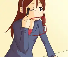 @) 안경을 멋지게 물고싶던 아이돌.manga