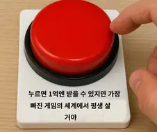 이 버튼을 누르면 10억을 받을 수 있어