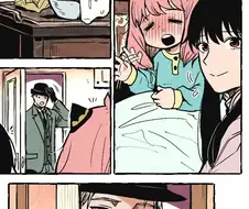 스파이 패밀리) 아냐가 감기 걸린 만화.manwha