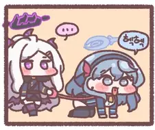 블루아카) 주인님 그거하자 낑낑하는 만화.manga