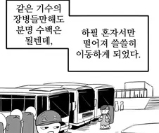 2021년 신병 전입하는 만화