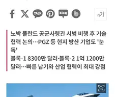 KF21 보라매에 매력을 느낀다는 폴란드.jpg