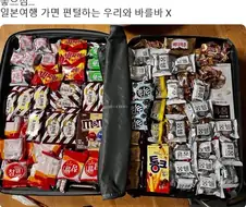 한국 과자 싹쓸이 해 간다는 일본 여성 관광객들