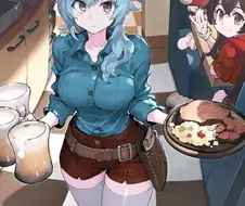 (원신)먹을걸 들면서 먹는 그림이 가장 이쁜 작가