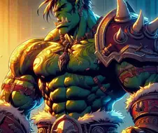 "설마 오크가 왕국의 용사가 되다니"