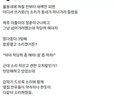 밤마다 섹뜨는 소리에 참다못해 소리지른 결과.jpg