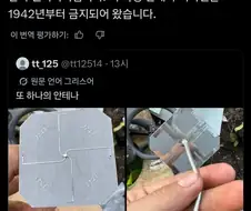 1942년부터 금지된 안테나