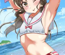 @) 세일러 비키니 아리스