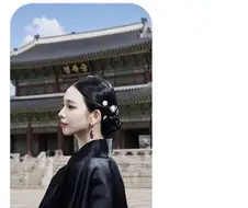 "이 사진의 뒷배경을 경복궁으로 바꿔줘"