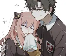 스파이패밀리) 아냐 피 받아내는 차남